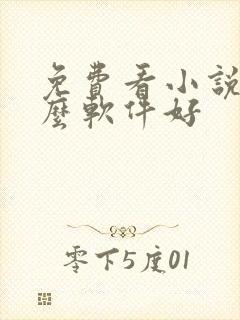 免费看小说用什么软件好