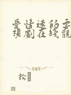 爱情远的要命电视剧在线观看