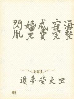 闪婚成宠海彤战胤免费完整笔趣阁