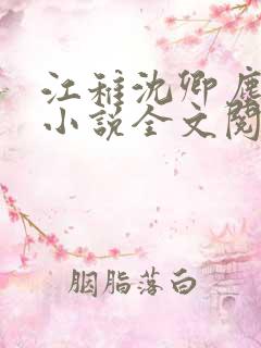 江稚沈卿尘免费小说全文阅读