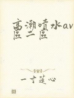 高潮喷水av一区二区