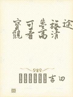 宝可梦旅途在线观看高清