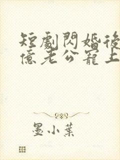 短剧闪婚后被千亿老公宠上天全集