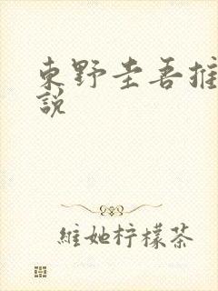 东野圭吾推理小说