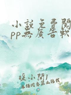 小说免费阅读app无广告软件