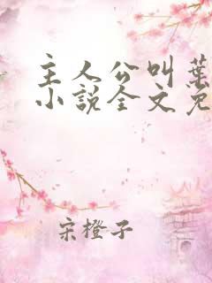 主人公叫叶玄的小说全文免费阅读