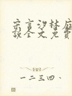 宋言汐林庭风小说全文免费阅读