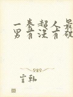 一拳超人最强之男有没有破解版