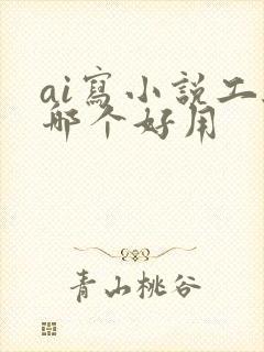 ai写小说工具哪个好用