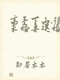 高手下山,从跟未婚妻退婚开始全集下载