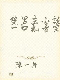 双男主小说推文一口气看完视频