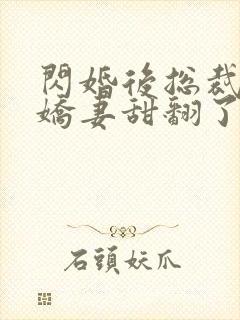 闪婚后总裁农村娇妻甜翻了61