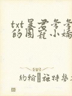 txt暴君爹爹的团宠小娇包