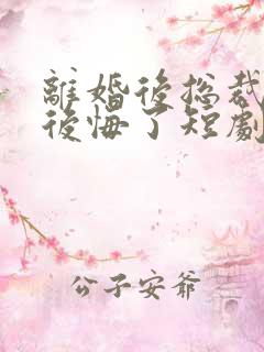 离婚后总裁老婆后悔了短剧免费看