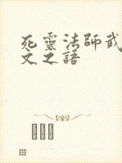 死灵法师武器符文之语