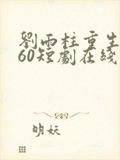 刘雨柱重生1960短剧在线观看
