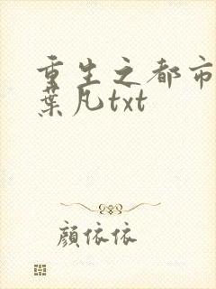 重生之都市仙帝叶凡txt