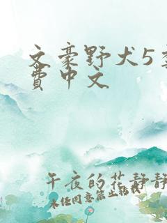 文豪野犬5季免费中文