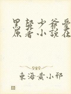 黑帮少爷爱上我原著小说在哪看