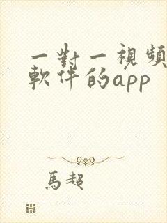 一对一视频聊天软件的app