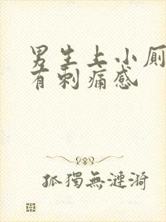 男生上小厕尿道有刺痛感