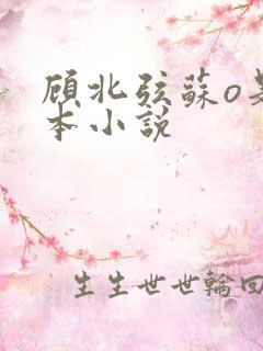 顾北弦苏o是哪本小说