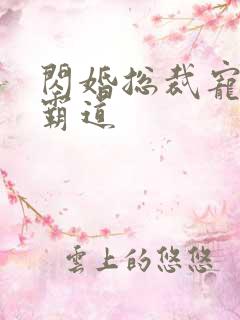 闪婚总裁宠妻太霸道