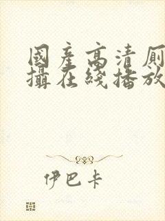 国产高清厕所盗摄在线播放