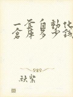 一套自动化立体仓库多少钱