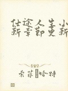 仕途人生小说最新章节更新