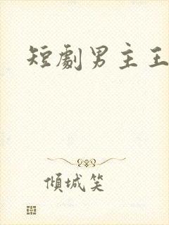 短剧男主王凯沐