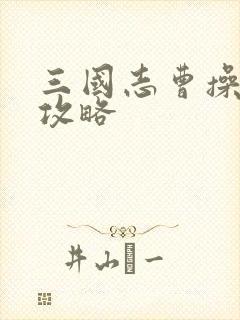 三国志曹操传 攻略