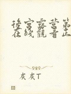 后宫露营第一季在线观看正片