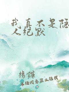 我真不是隐世高人纪默