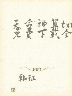 天命神算txt免费下载全本