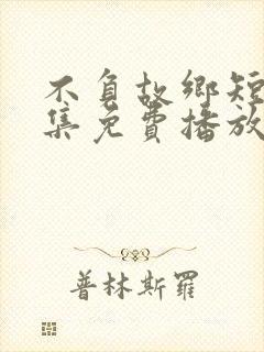 不负故乡短剧全集免费播放