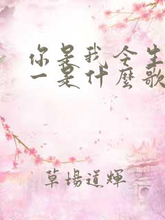 你是我今生的唯一是什么歌