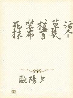 死装校草活该被抹布有几个攻