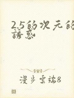 2.5的次元的诱惑