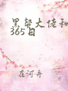 黑帮大佬和我第365日