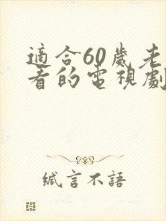 适合60岁老人看的电视剧