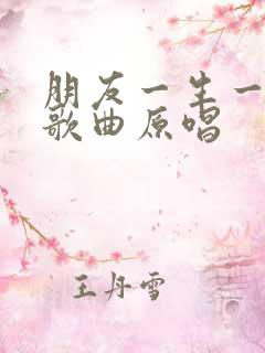 朋友一生一起走歌曲原唱