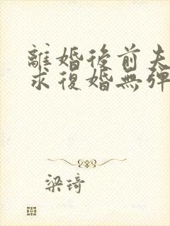 离婚后前夫哭着求复婚无弹窗免费阅读