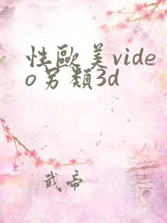 性欧美video另类3d