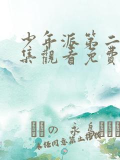 少年派第二季全集观看免费