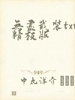 无尽武装txt精校版