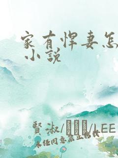 家有悍妻怎么破 小说