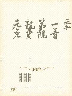 元龙第一季高清免费观看