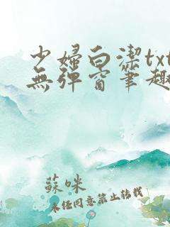 少妇白洁txt无弹窗笔趣阁