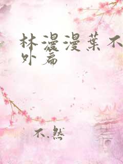 林漫漫叶不悔番外篇